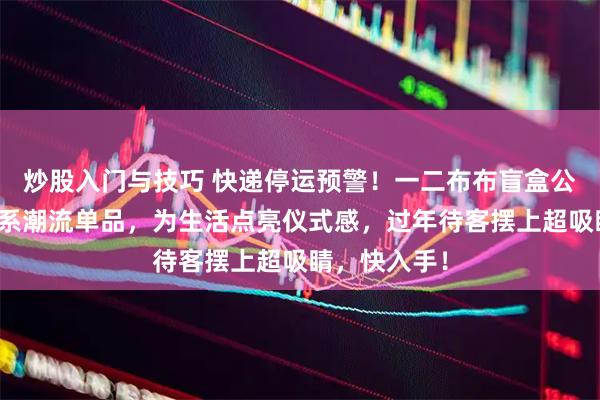 炒股入门与技巧 快递停运预警！一二布布盲盒公仔这个治愈系潮流单品，为生活点亮仪式感，过年待客摆上超吸睛，快入手！